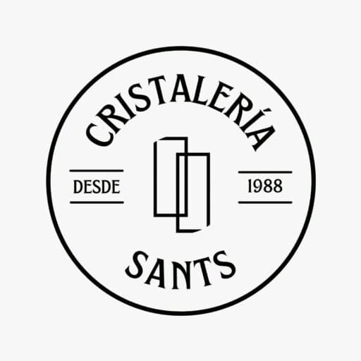 Logotipo cristalería sants